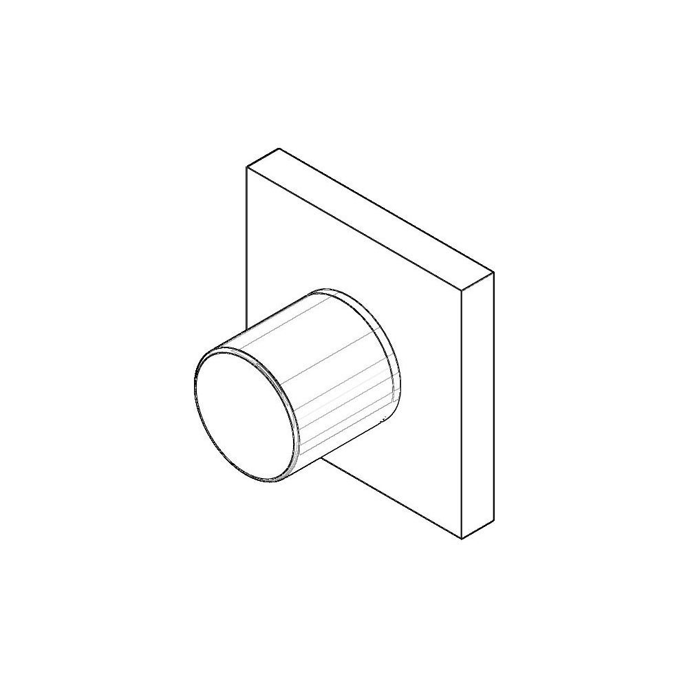 Dornbracht Bedienelement für Unterputzmontage, 140x95x90mm, Platin, 04209705... DORNBRACHT-04209705900-08 4029011686979 (Abb. 2)