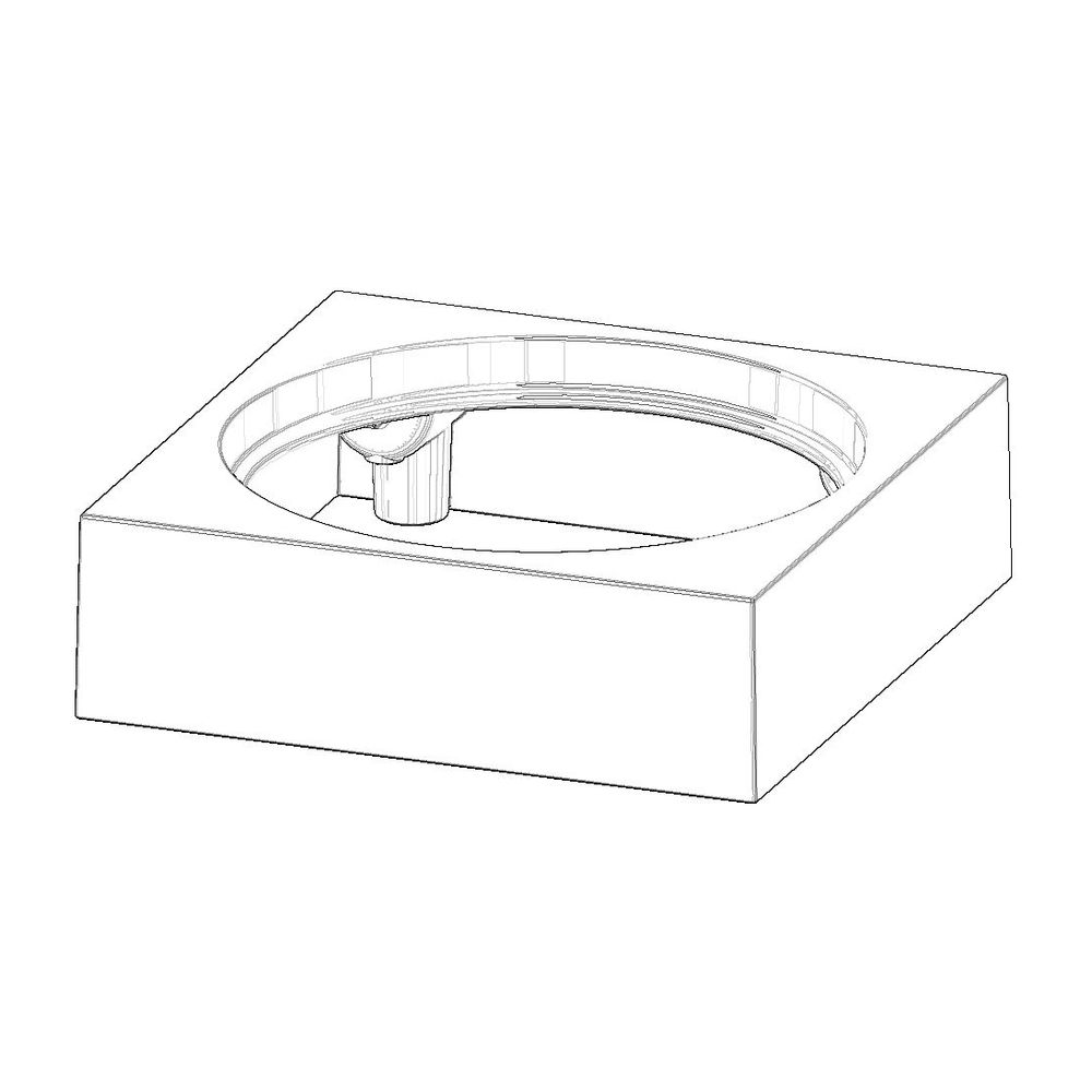 Dornbracht Gehäuse Ersatzteile 082301505 118x118x35mm chrom... DORNBRACHT-082301505-00 4029011455735 (Abb. 1)