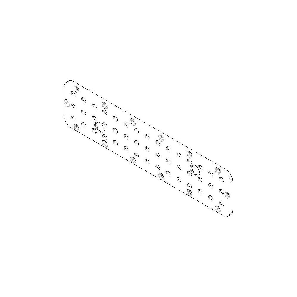 Dornbracht WaterBar Rosette Ersatzteile 091102136 240x60x9mm chrom... DORNBRACHT-091102136-00 4029011561955 (Abb. 1)