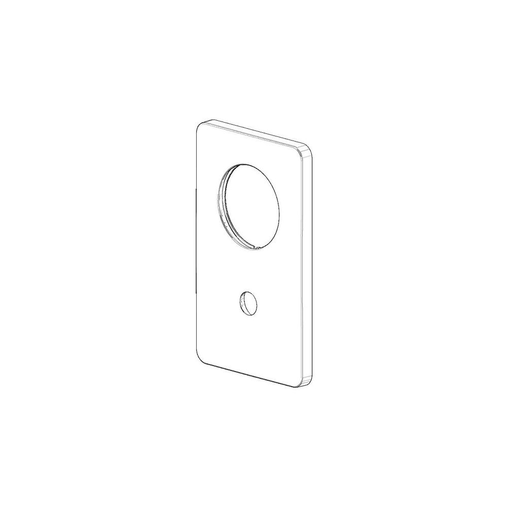 Dornbracht Rosette für Wanne Ersatzteile 091102254 150x90x9,5mm weiß matt... DORNBRACHT-091102254-10 4029011653193 (Abb. 1)
