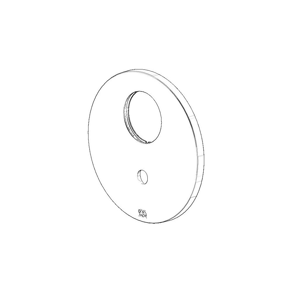 Dornbracht Rosette für Wanne, 150x9mm, Dark Platinum gebürstet, 091102261-99... DORNBRACHT-091102261-99 4029011744198 (Abb. 3)