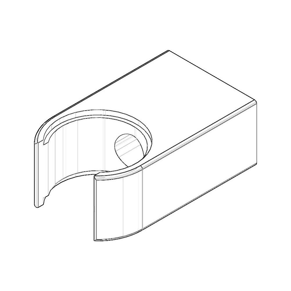 Dornbracht Halter Brausehalter Ersatzteile 091720043 20x32x52mm chrom... DORNBRACHT-091720043-00 4029011452840 (Abb. 1)