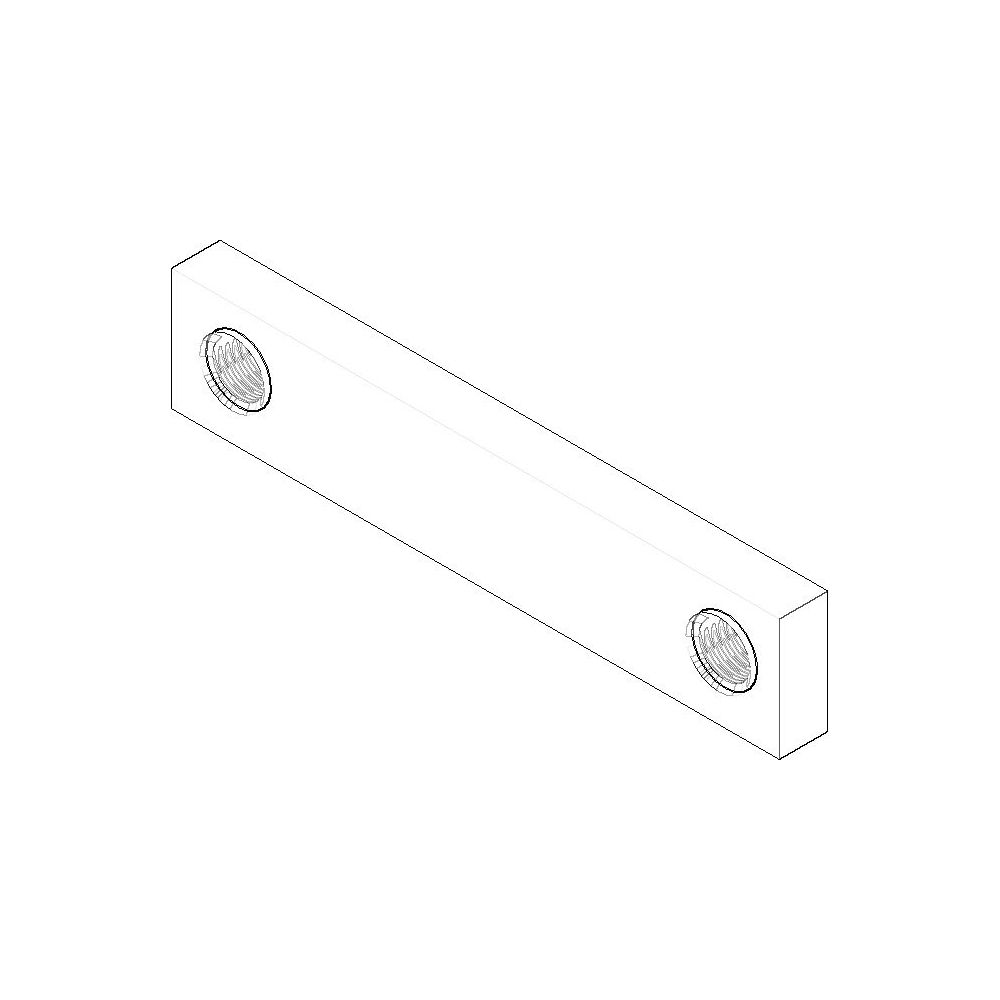 Dornbracht Befestigung Ersatzteile 091720100 76x16x6mm... DORNBRACHT-09172010090 4029011508394 (Abb. 1)