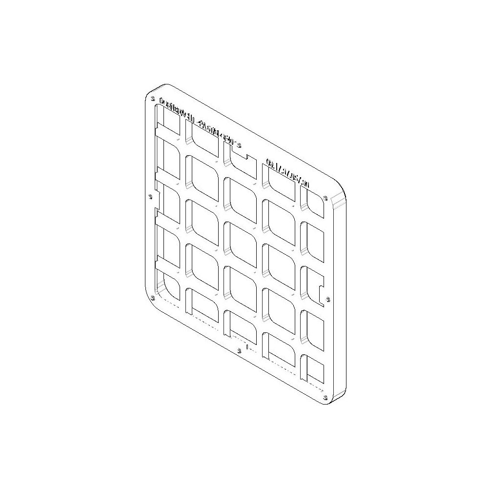 Dornbracht Halter Strahlmatte Ersatzteile 091797057 65,5x65,5x5,5mm... DORNBRACHT-09179705790 4029011504501 (Abb. 1)