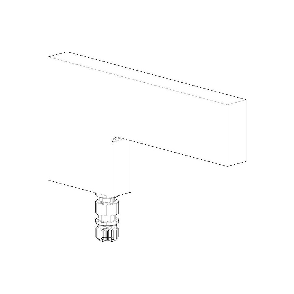 Dornbracht Griff für Spültisch Stand Ersatzteile 092068001 85x61x9mm platin ma... DORNBRACHT-092068001-06 4029011475450 (Abb. 1)