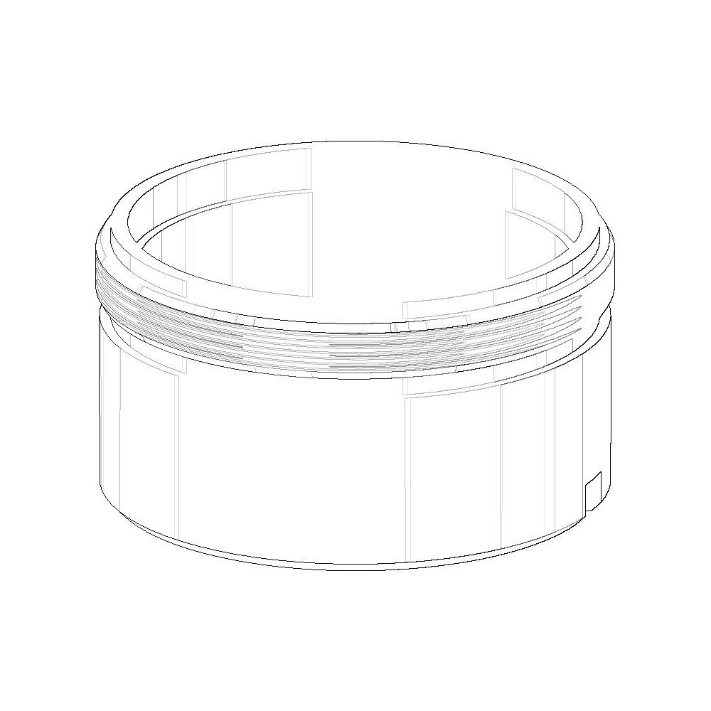 Dornbracht Luftsprudlerhülse Ersatzteile 092301026 24x13mm Messing... DORNBRACHT-092301026-09 4029011617638 (Abb. 2)