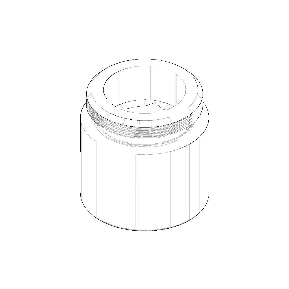 Dornbracht Nippel Ersatzteile 09240416410 26,5x26,5mm chrom... DORNBRACHT-09240416410-00 4029011568008 (Abb. 1)