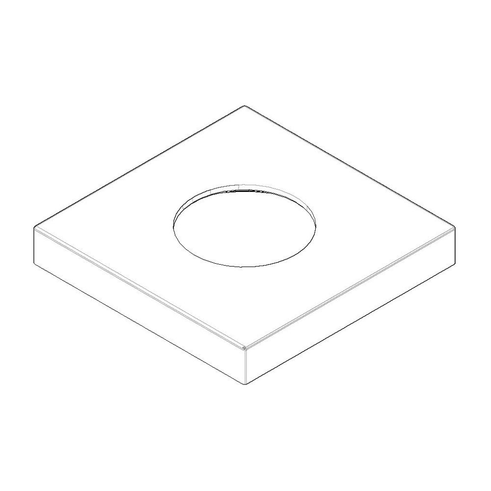 Dornbracht Rosette Ersatzteile 092722043 60x9x60mm chrom... DORNBRACHT-092722043-00 4029011666063 (Abb. 1)