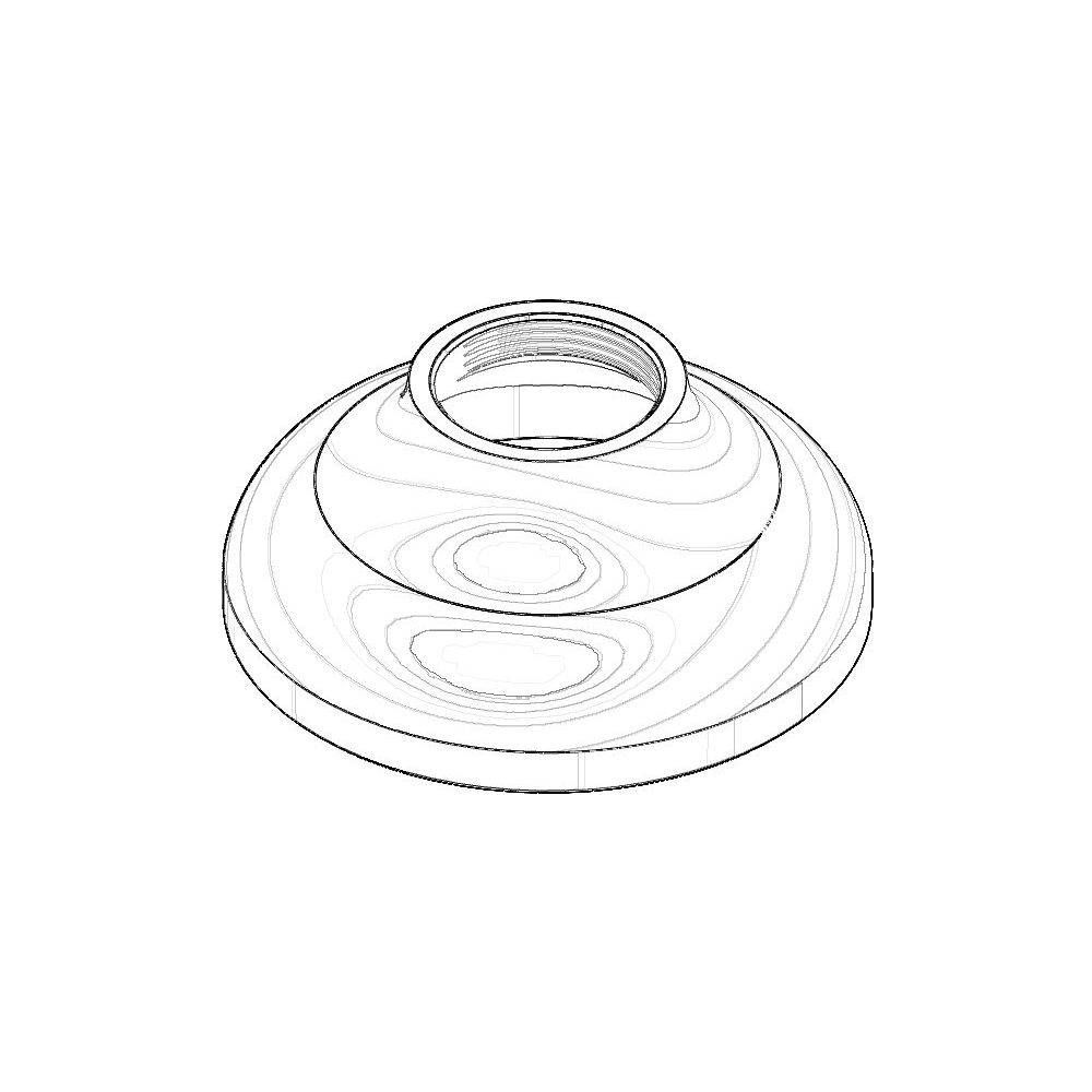 Dornbracht Rosette Ersatzteile 092739010 70x31mm Messing... DORNBRACHT-092739010-09 4029011602696 (Abb. 1)