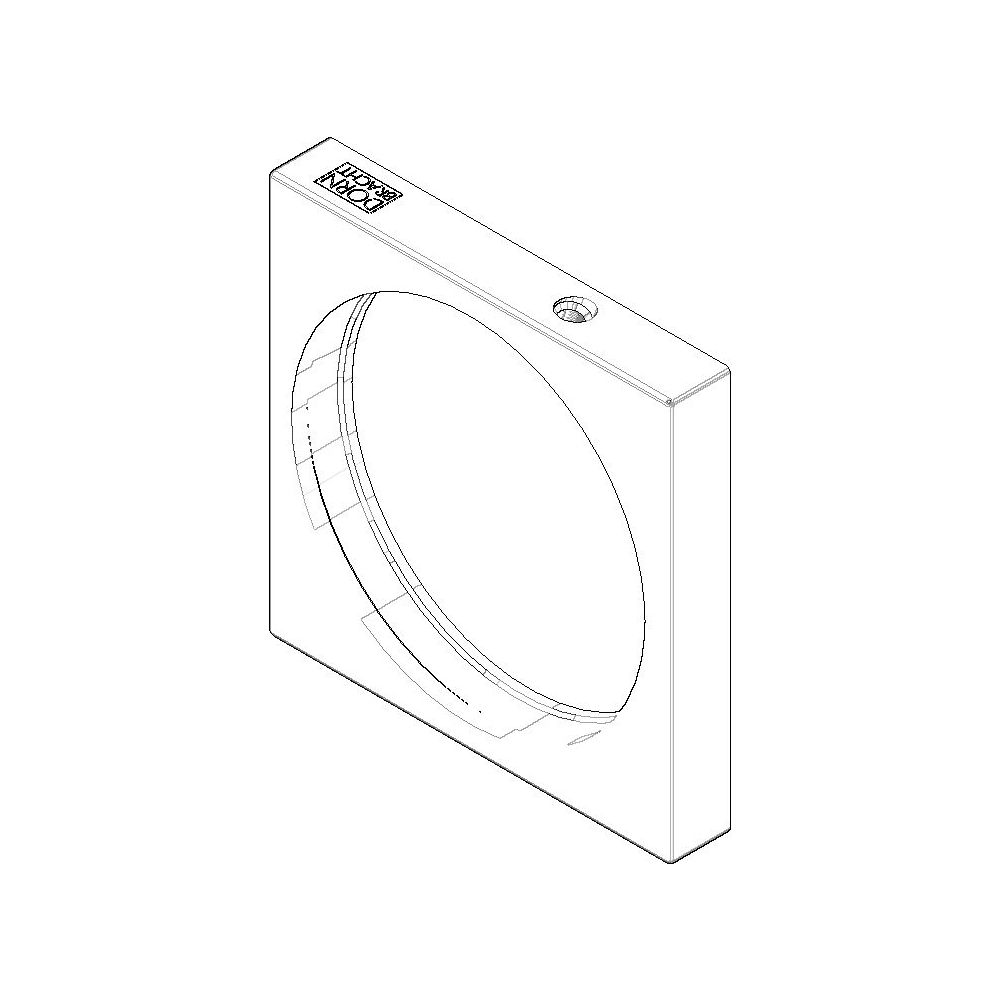 Dornbracht Rosette Ersatzteile 092767011 60x60x9x52,6mm chrom... DORNBRACHT-092767011-00 4029011584145 (Abb. 1)