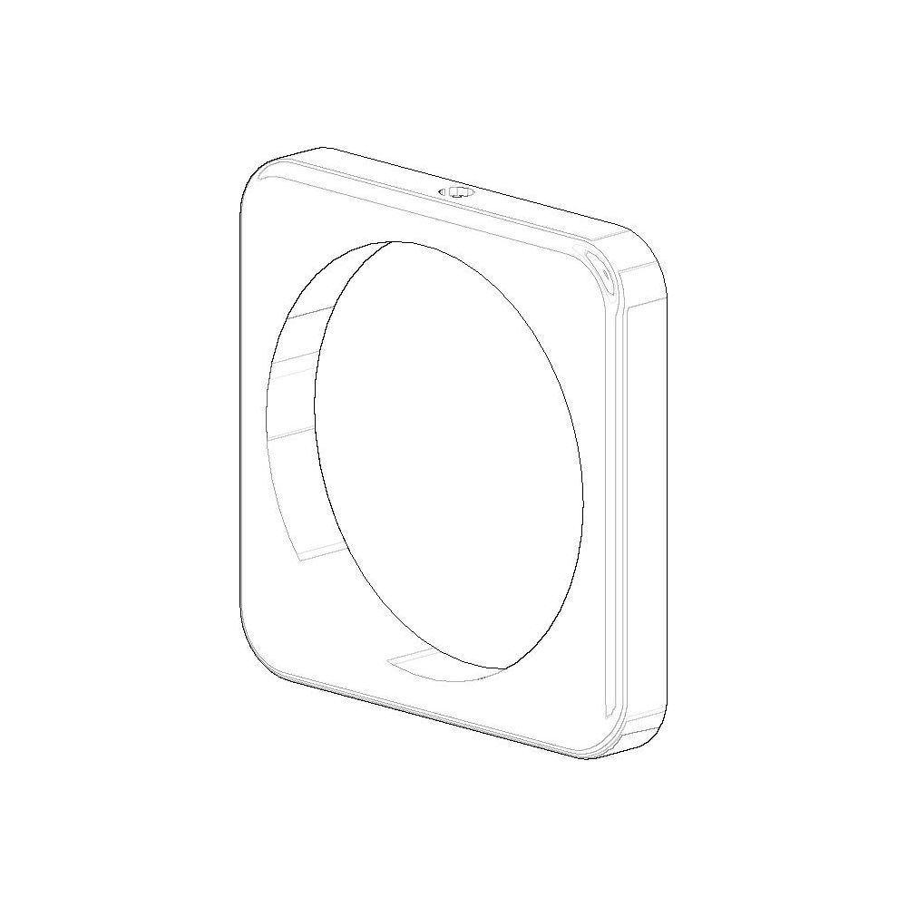 Dornbracht Rosette Ersatzteile 092771009 63x63x8,3mm chrom... DORNBRACHT-092771009-00 4029011473708 (Abb. 1)