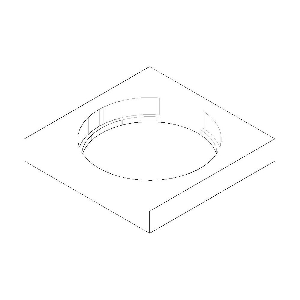 Dornbracht Rosette Ersatzteile 092778007 55x8,5x55x42,7mm chrom... DORNBRACHT-092778007-00 4029011440205 (Abb. 1)