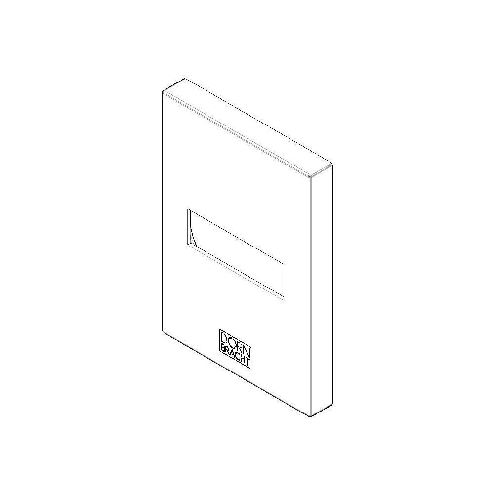 Dornbracht Rosette für Wandauslauf Ersatzteile 092778017 8,8x55x78mm chrom... DORNBRACHT-092778017-00 4029011485114 (Abb. 1)