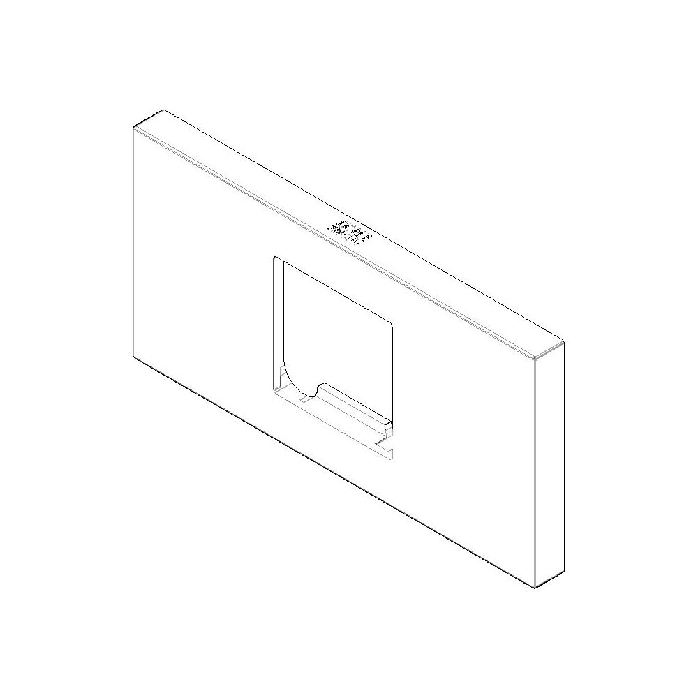 Dornbracht Rosette für Regenbrause Ersatzteile 092779009 120x60x9mm chrom... DORNBRACHT-092779009-00 4029011666803 (Abb. 1)