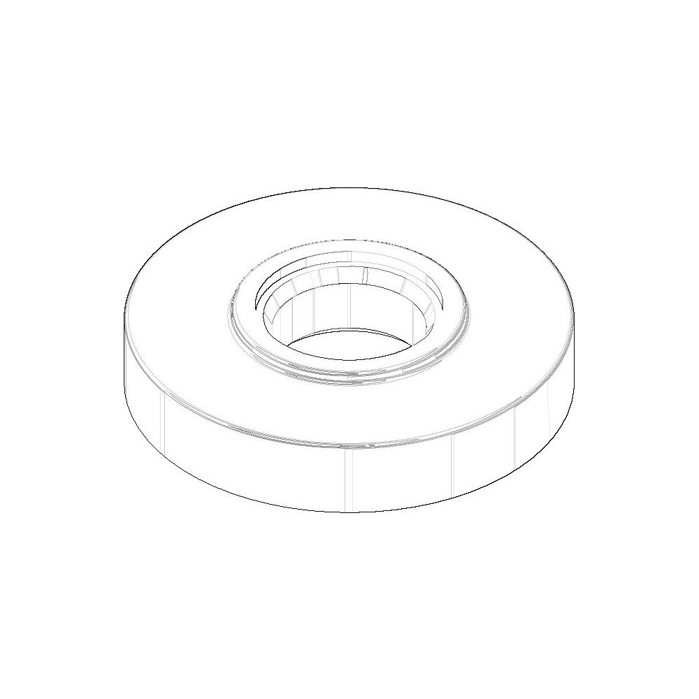 Dornbracht Rosette Ersatzteile 092787002 55x21x11,5mm chrom... DORNBRACHT-092787002-00 4029011556210 (Abb. 1)