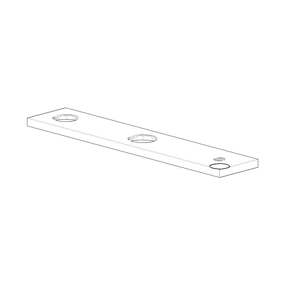 Dornbracht Rosette Ersatzteile 092787005 300x60x9x31,5mm chrom... DORNBRACHT-092787005-00 4029011556418 (Abb. 1)