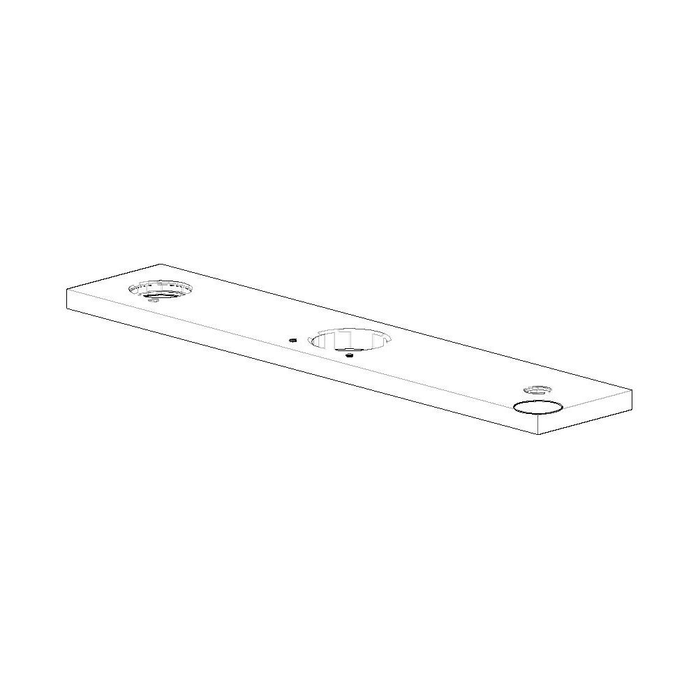 Dornbracht Rosette Ersatzteile 092787009 300x60x9x34mm platin... DORNBRACHT-092787009-06 4029011593307 (Abb. 1)