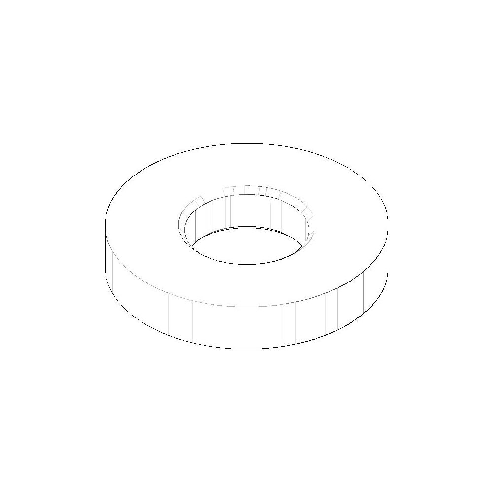 Dornbracht Rosette Ersatzteile 3/4" 092789001 55x10mm platin matt... DORNBRACHT-092789001-06 4029011374777 (Abb. 1)