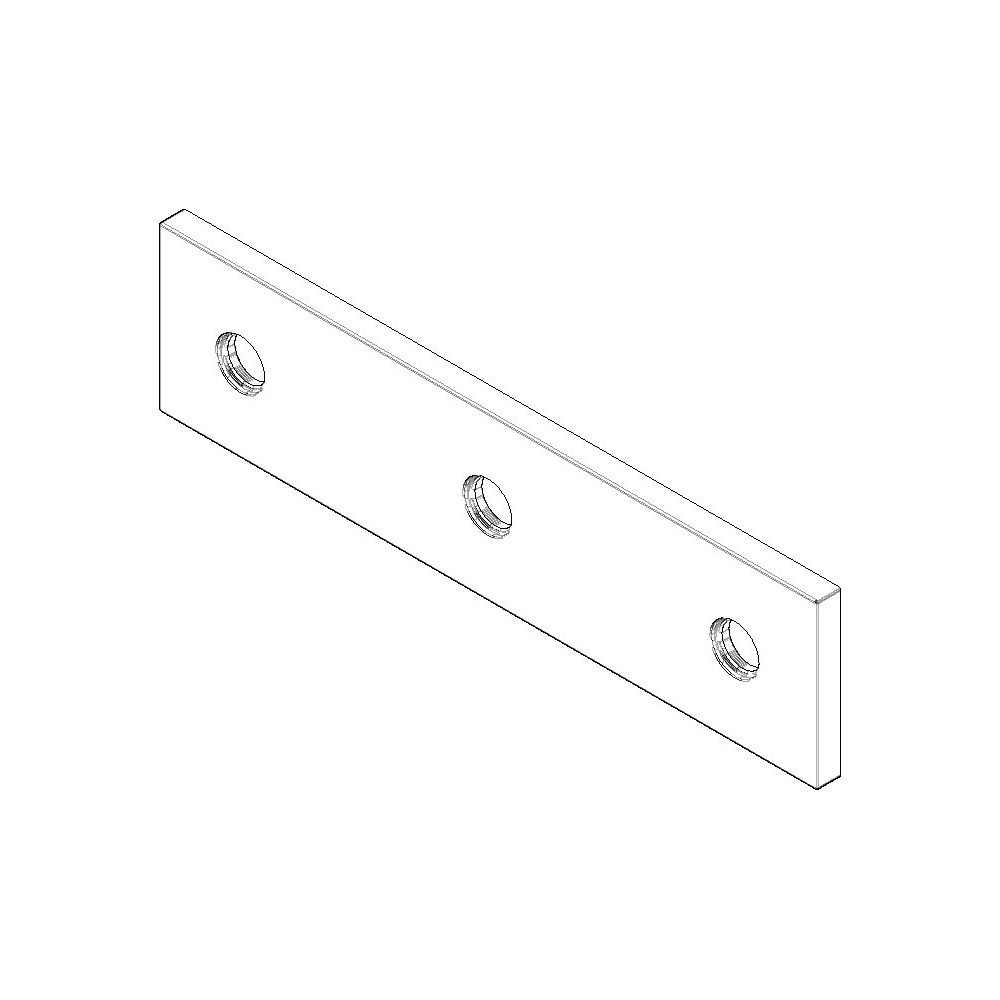 Dornbracht Rosette Ersatzteile 092798024 60x120x12,5mm chrom... DORNBRACHT-092798024-00 4029011658273 (Abb. 1)