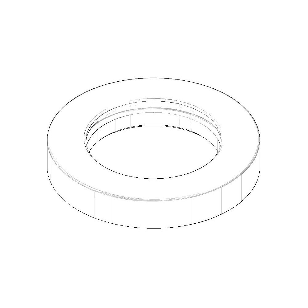 Dornbracht Rosette für Standauslauf Ersatzteile 092810016 55x35x10mm chrom... DORNBRACHT-092810016-00 4029011529498 (Abb. 1)