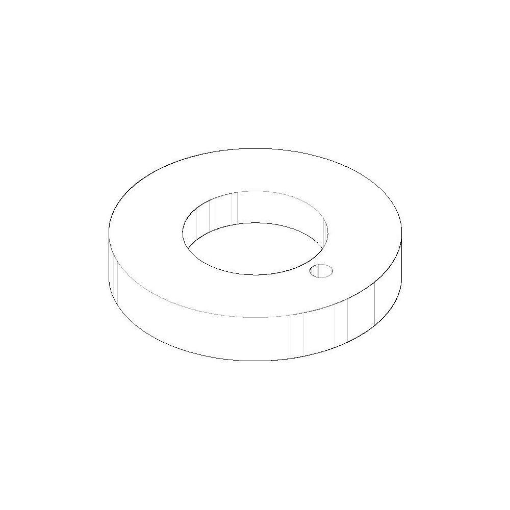 Dornbracht Rosette Ersatzteile 092810112 55x27,3x10mm platin... DORNBRACHT-092810112-06 4029011385643 (Abb. 1)