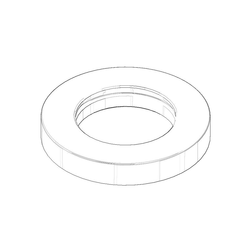 Dornbracht Rosette Ersatzteile 092810132 59x35x9mm platin... DORNBRACHT-092810132-08 4029011575921 (Abb. 1)