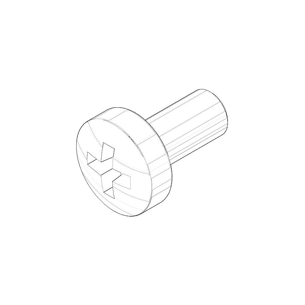 Dornbracht Befestigung Linsenschraube Ersatzteile 093030125 M4x8mm... DORNBRACHT-09303012590 4029011363283 (Abb. 1)