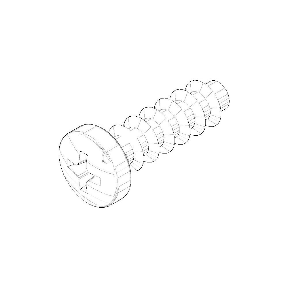 Dornbracht Befestigung Ersatzteile 093031022 4,8x16mm... DORNBRACHT-09303102290 4029011363184 (Abb. 1)