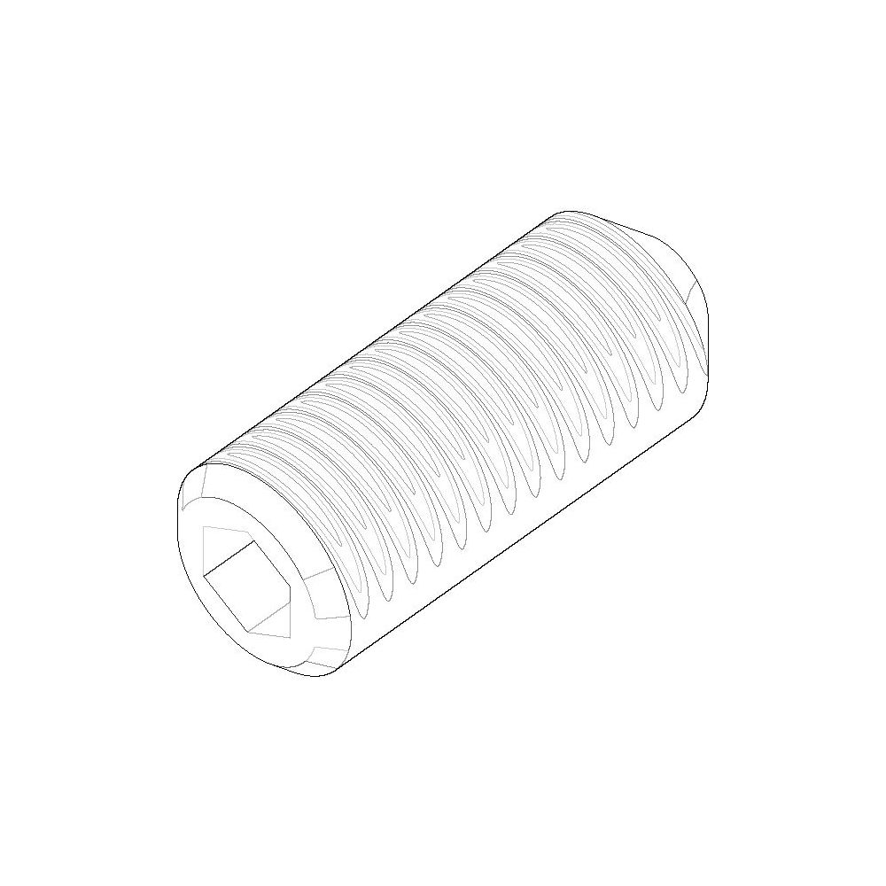 Dornbracht Befestigung Gewindestift Ersatzteile 093111024 M5x12mm... DORNBRACHT-09311102490 4029011142482 (Abb. 1)