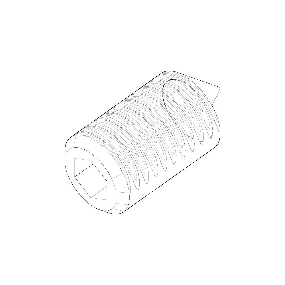 Dornbracht Befestigung Gewindestift Ersatzteile 093111048 M4x8mm... DORNBRACHT-09311104890 4029011142710 (Abb. 1)