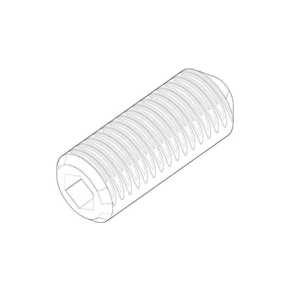 Dornbracht Befestigung Gewindestift Ersatzteile 093111061 M4x10mm... DORNBRACHT-09311106190 4029011142819 (Abb. 1)