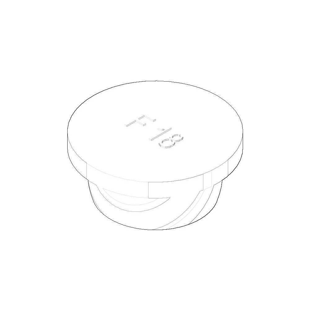 Dornbracht Stopfen Ersatzteile 1/2" 093120093 rot... DORNBRACHT-09312009390 4029011602832 (Abb. 1)