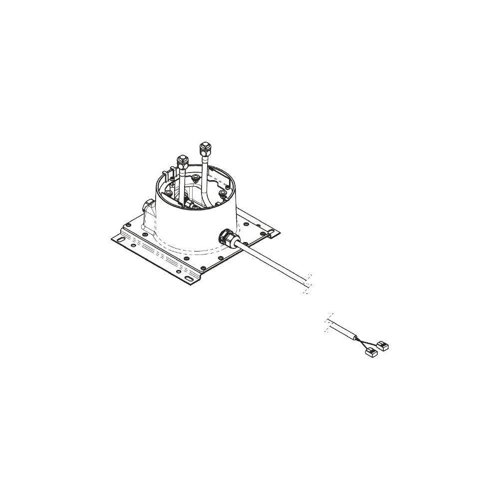 Dornbracht Unterputz-Deckeneinbaukasten für Deckenanbindung mit Licht 2x Anschlu... DORNBRACHT-3504297090 4099477011103 (Abb. 4)