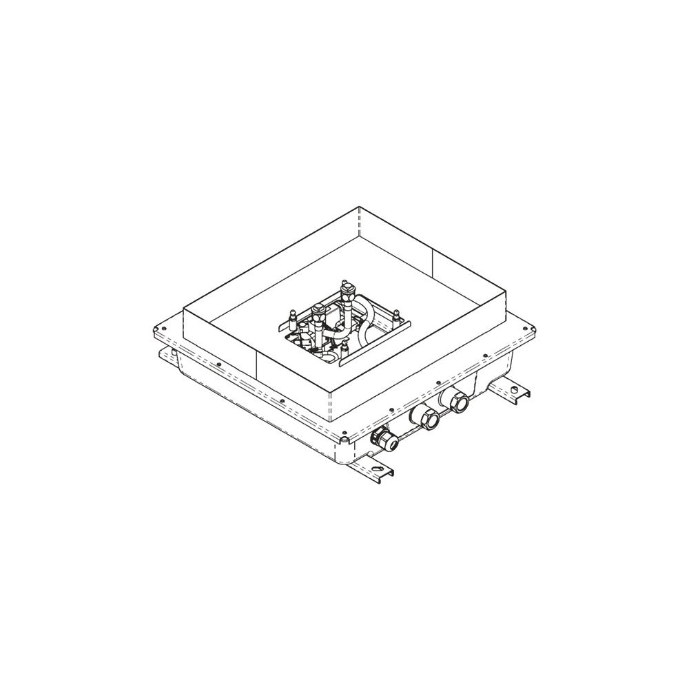 Dornbracht Unterputz-Deckeneinbaukasten für Deckeneinbau mit Licht flächenbündig... DORNBRACHT-3504497090 4029011952005 (Abb. 4)