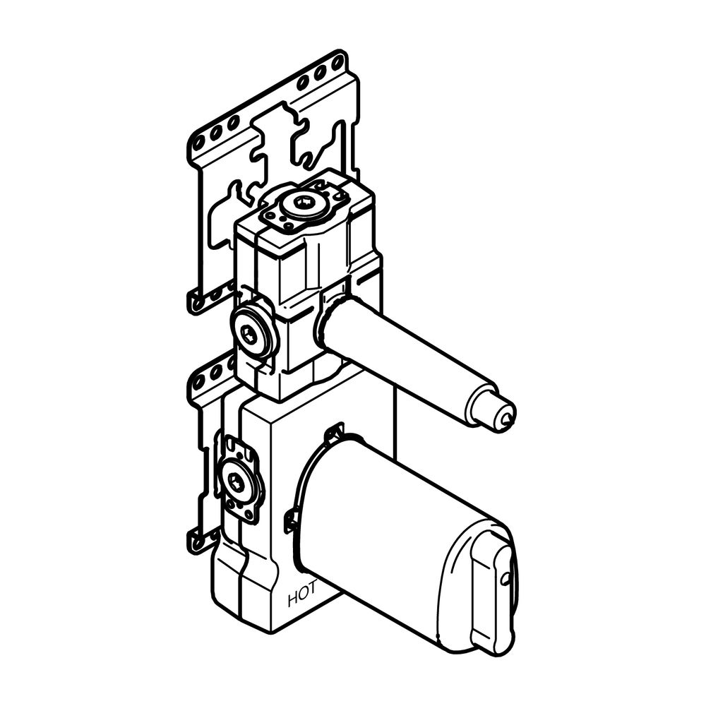 Dornbracht Unterputz-Thermostat-Modul Serienneutral 3/4" 35511970... DORNBRACHT-3551197090 4029011847967 (Abb. 2)