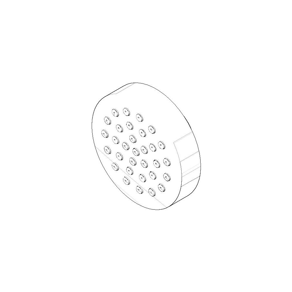 Dornbracht Sprayface für Seitenbrausen, 55x12mm, Messing gebürstet 23kt Gold... DORNBRACHT-90120502700-28 4029011904974 (Abb. 2)