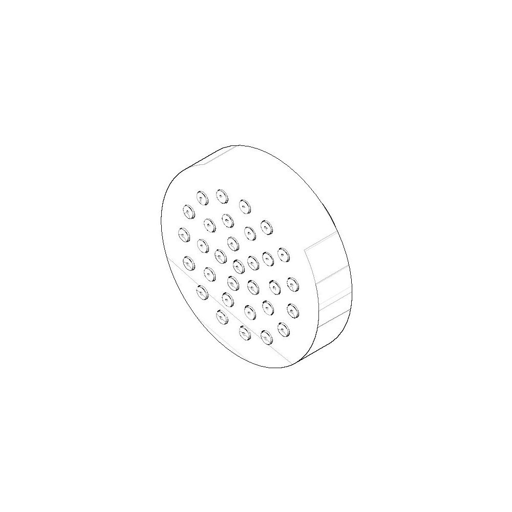 Dornbracht Sprayface für Seitenbrausen, 55x12mm, Dark Platinum gebürstet, 90... DORNBRACHT-90120502800-99 4029011808180 (Abb. 2)