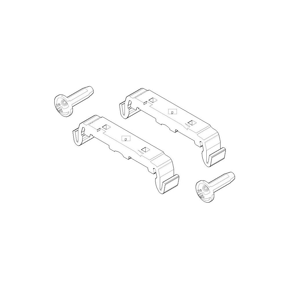 Dornbracht Befestigung Ersatzteile 90175801700 43x7x11mm... DORNBRACHT-9017580170090 4029011698712 (Abb. 1)