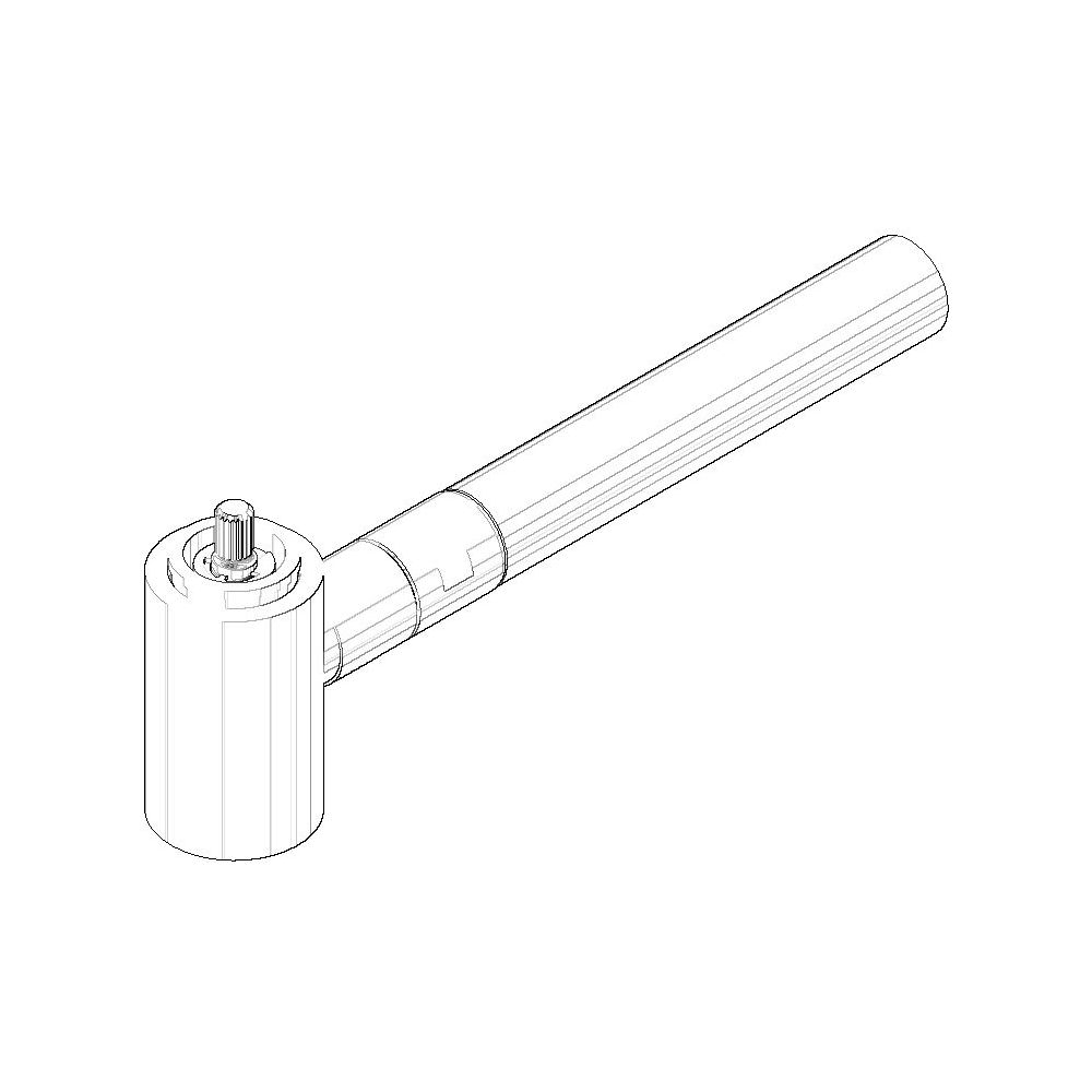 Dornbracht Auslauf, 35x205x57mm, Messing gebürstet, 90198700100-28... DORNBRACHT-90198700100-28 4029011905223 (Abb. 2)