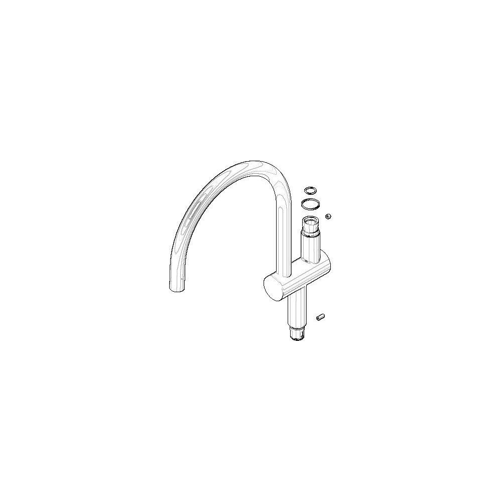 Dornbracht Auslauf, 335x282x36mm, Platin, 90198801901-08... DORNBRACHT-90198801901-08 4029011905247 (Abb. 2)