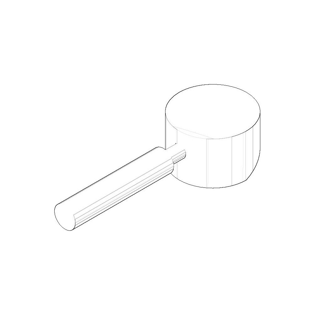 Dornbracht Griff, 138x88x90mm, Platin gebürstet, 90208500600-06... DORNBRACHT-90208500600-06 4029011714672 (Abb. 2)