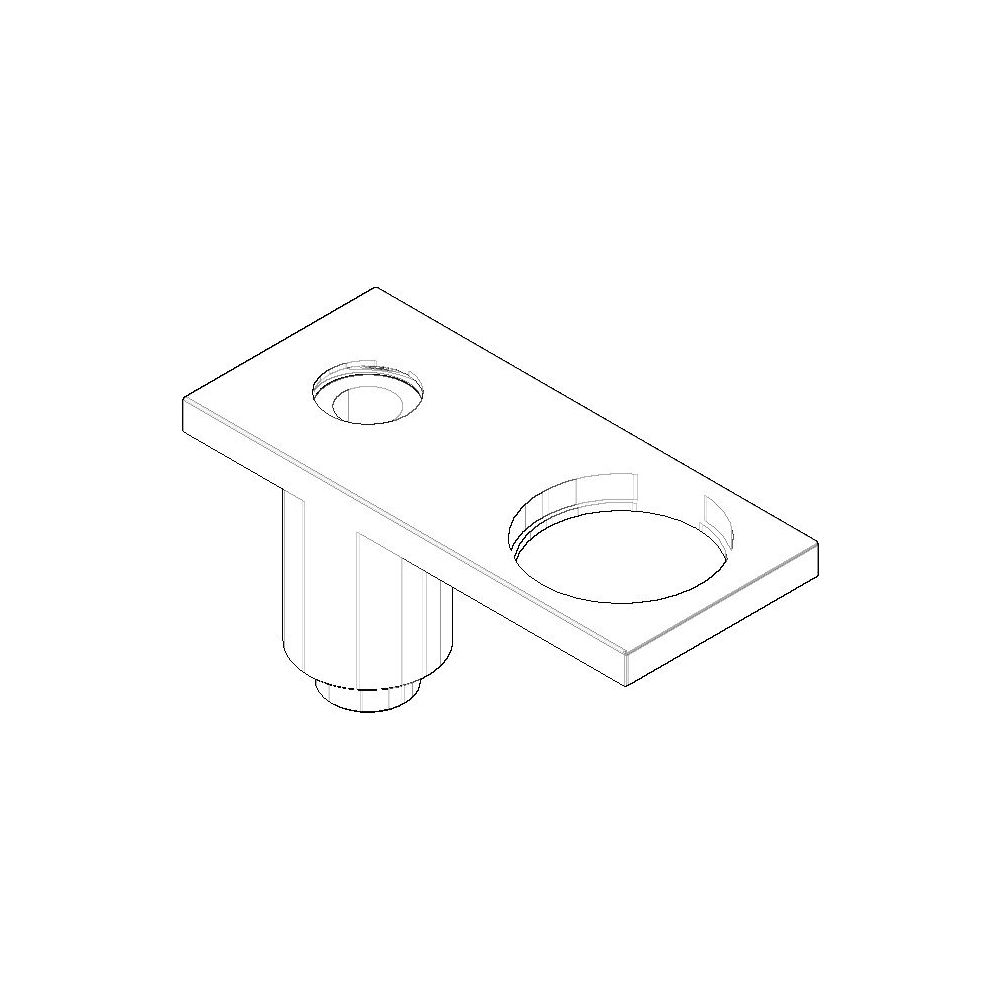 Dornbracht Abdeckung, 126x71x55mm, Platin gebürstet, 90277802400-06... DORNBRACHT-90277802400-06 4029011708251 (Abb. 2)