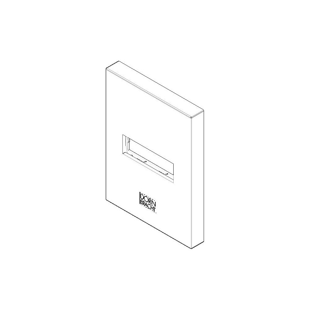 Dornbracht Abdeckung, 80x60x9mm, Dark Platinum gebürstet, 90277803800-99... DORNBRACHT-90277803800-99 4029011812477 (Abb. 2)