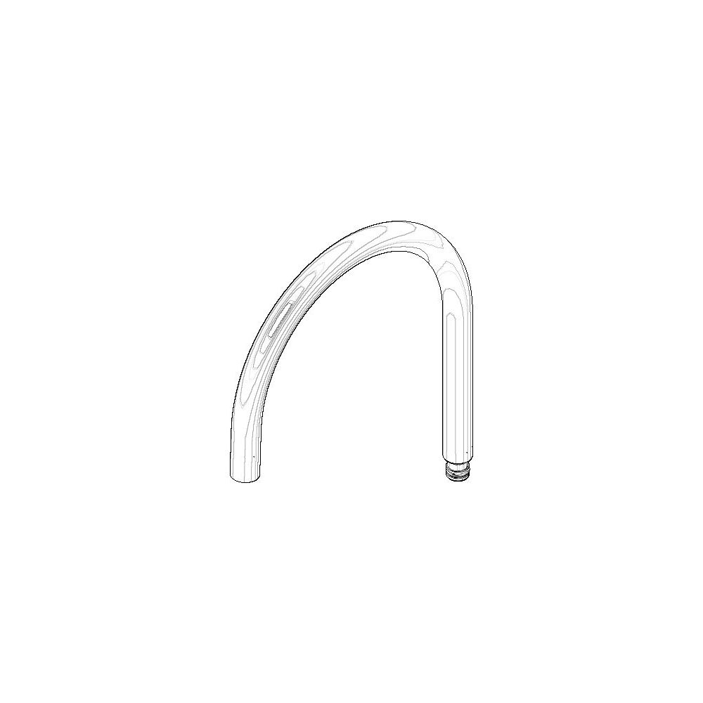 Dornbracht Auslauf, 225x244x25mm, 5,7l/min, Messing gebürstet 23kt Gold, 902... DORNBRACHT-90282204803-28 4029011906381 (Abb. 2)