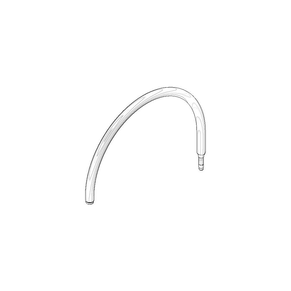 Dornbracht Rohr für Brausegarnitur, 925x463x25mm, Champagne gebürstet, 90282... DORNBRACHT-90282208200-46 4099477035376 (Abb. 2)