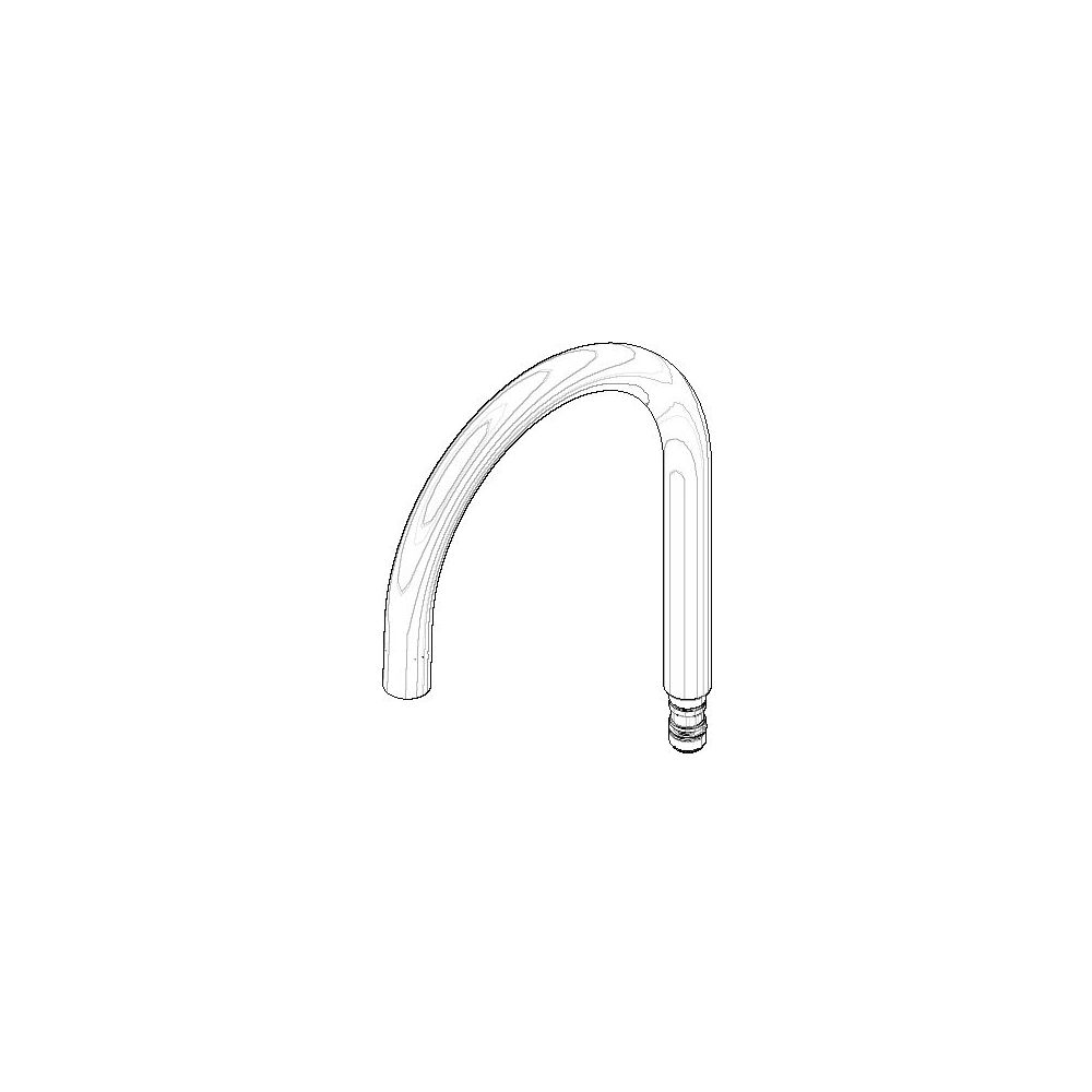 Dornbracht Auslauf, 165mm, 7l/min, Chrom gebürstet, 90282221301-93... DORNBRACHT-90282221301-93 4029011946424 (Abb. 2)