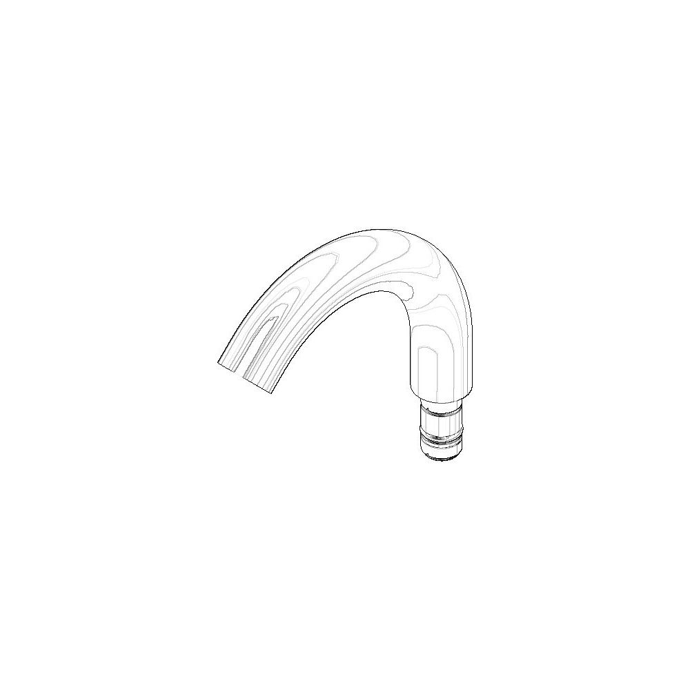 Dornbracht Bidet-Auslauf, Messing gebürstet 23kt Gold, 90282221600-28... DORNBRACHT-90282221600-28 4029011906930 (Abb. 2)