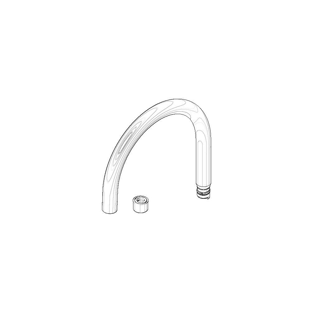 Dornbracht Wannen-Standauslauf, 27-30l/min, Messing gebürstet, 90282221800-2... DORNBRACHT-90282221800-28 4029011906961 (Abb. 2)