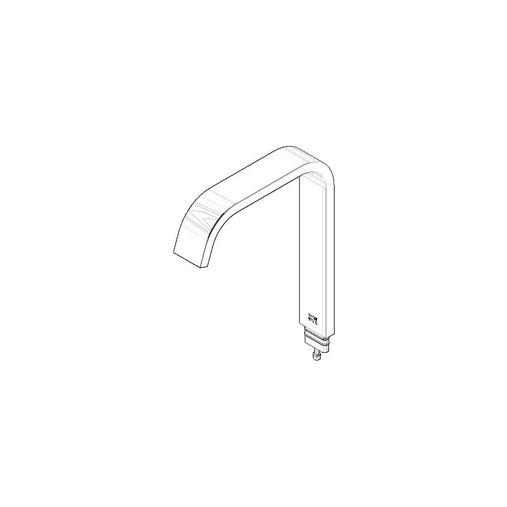 Dornbracht Auslauf, 176x235x35mm, Chrom gebürstet, 90282226700-93... DORNBRACHT-90282226700-93 4029011946516 (Abb. 2)