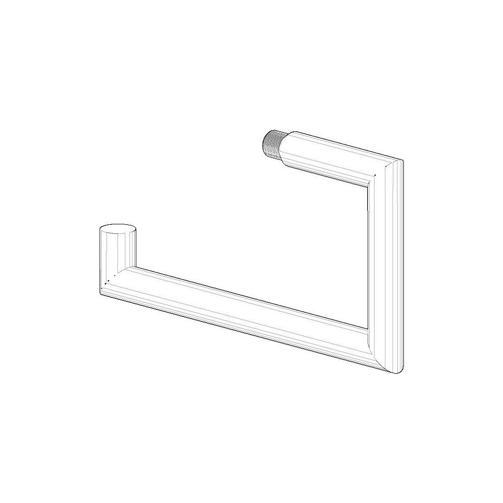 Dornbracht Halter, 150x80x13mm, Chrom gebürstet, 90282262600-93... DORNBRACHT-90282262600-93 4029011947995 (Abb. 2)